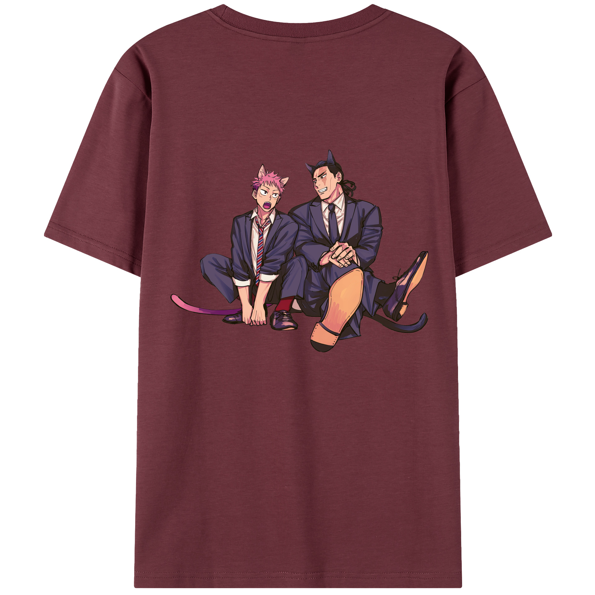 （画像用） 呪術廻戦 Jujutsu Kaisen 綿100％半袖Tシャツ（背面プリント）